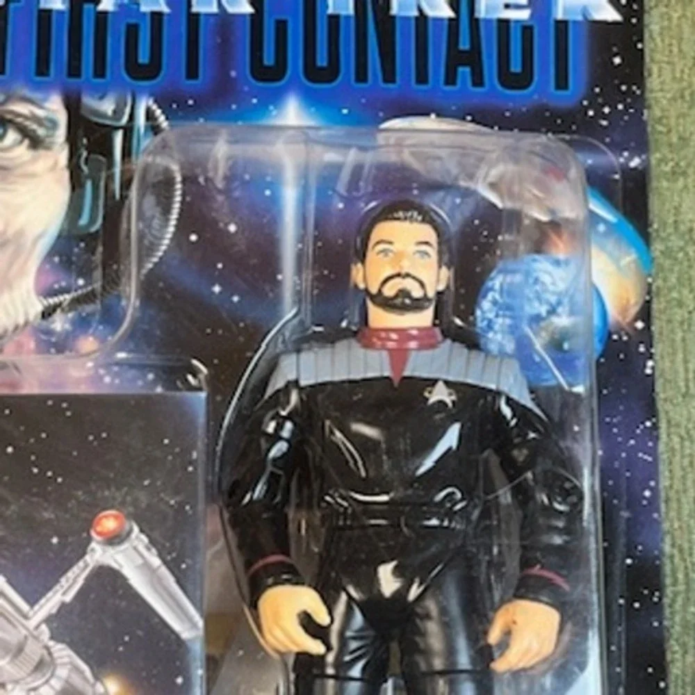 Star Trek First Contact William T Riker Playmates Figure‎ 16102 1996 NEW